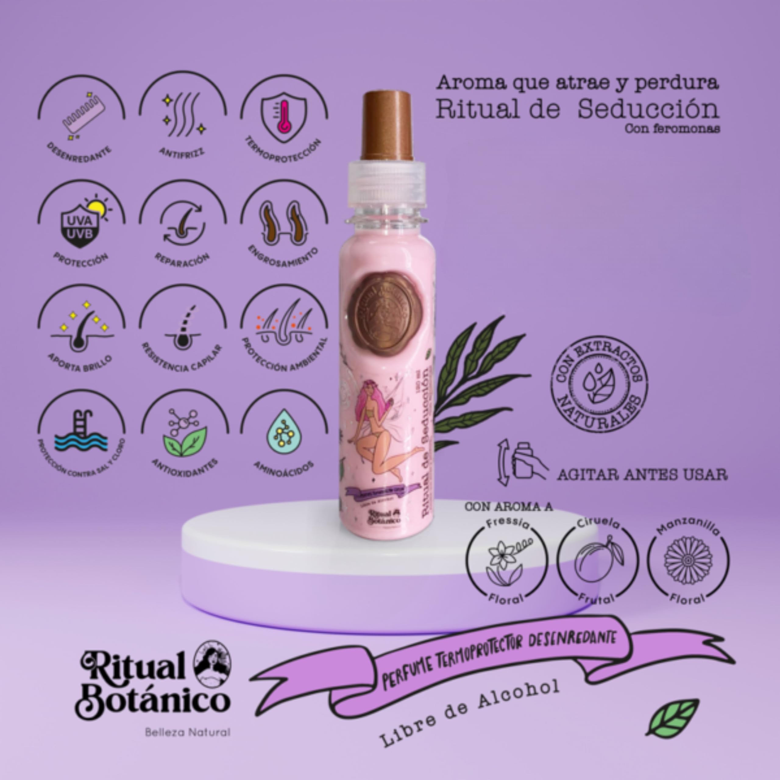 Ritual Botanico Parfum Termoprotector – spray démêlant et coiffant