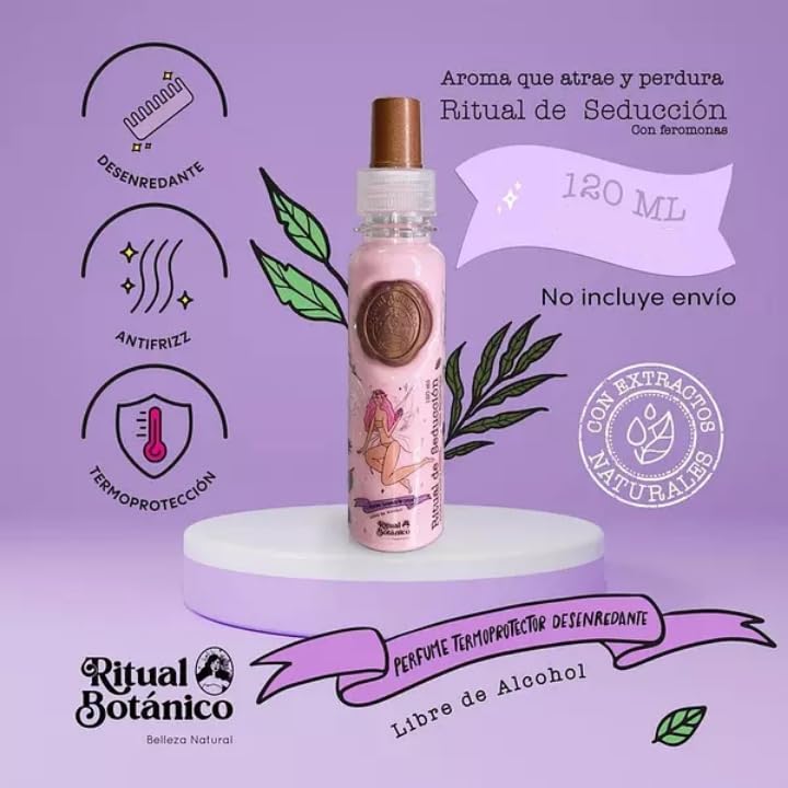 Ritual Botanico Termoprotector, application aerosol, démêle et réduit les frisottis.