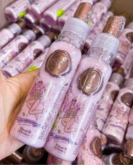 Ritual Botanico Termoprotector, cheveux brillants après utilisation et protection UV.