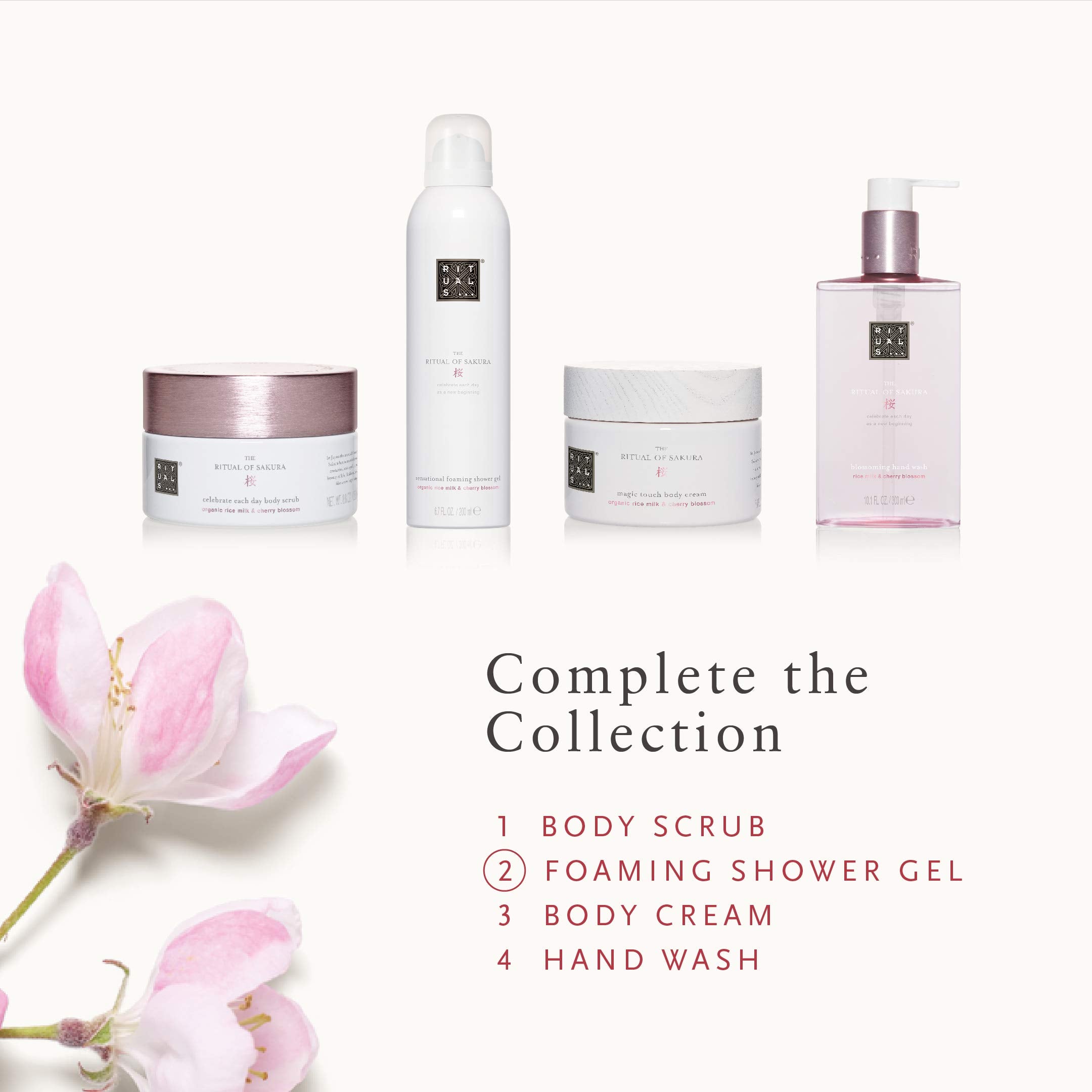 RITUALS Le Rituel du Sakura – parfum floral subtil, moment bien-être.
