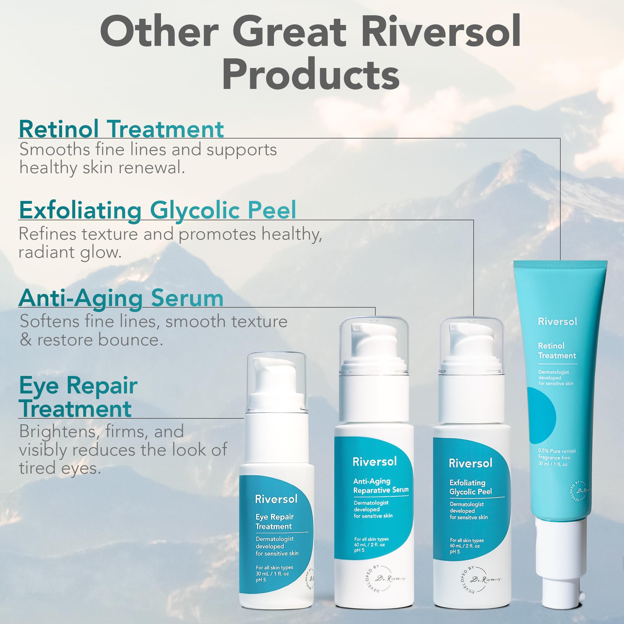 Riversol peaux-sensibles: formulation spécialement conçue pour peaux sensibles et réactives.