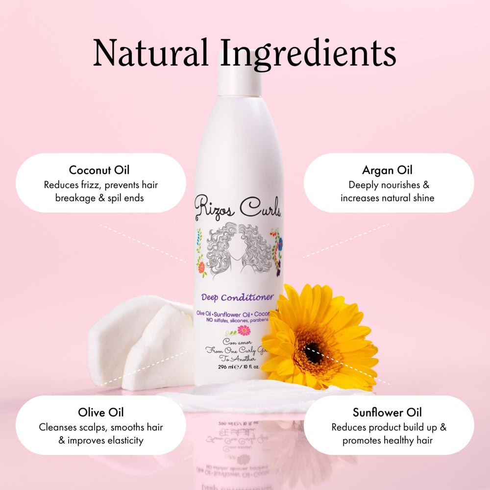 Beurre de karité Rizos Curls, soin nourrissant pour cheveux bouclés.