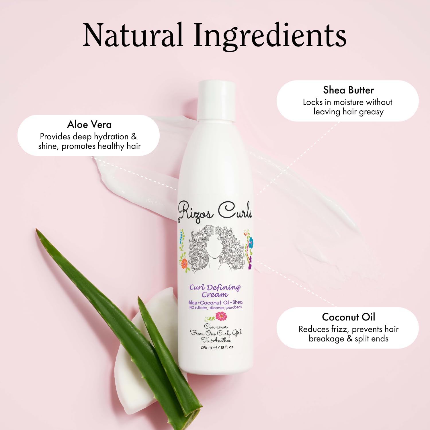 Cheveux ondulés après utilisation de Rizos Curls, boucles bien définies et brillantes.