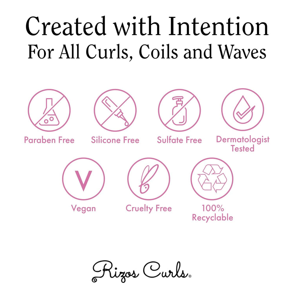 Rizos Curls Travel Refresh & Detangle Spray – Beurre de karité scelle l'hydratation.
