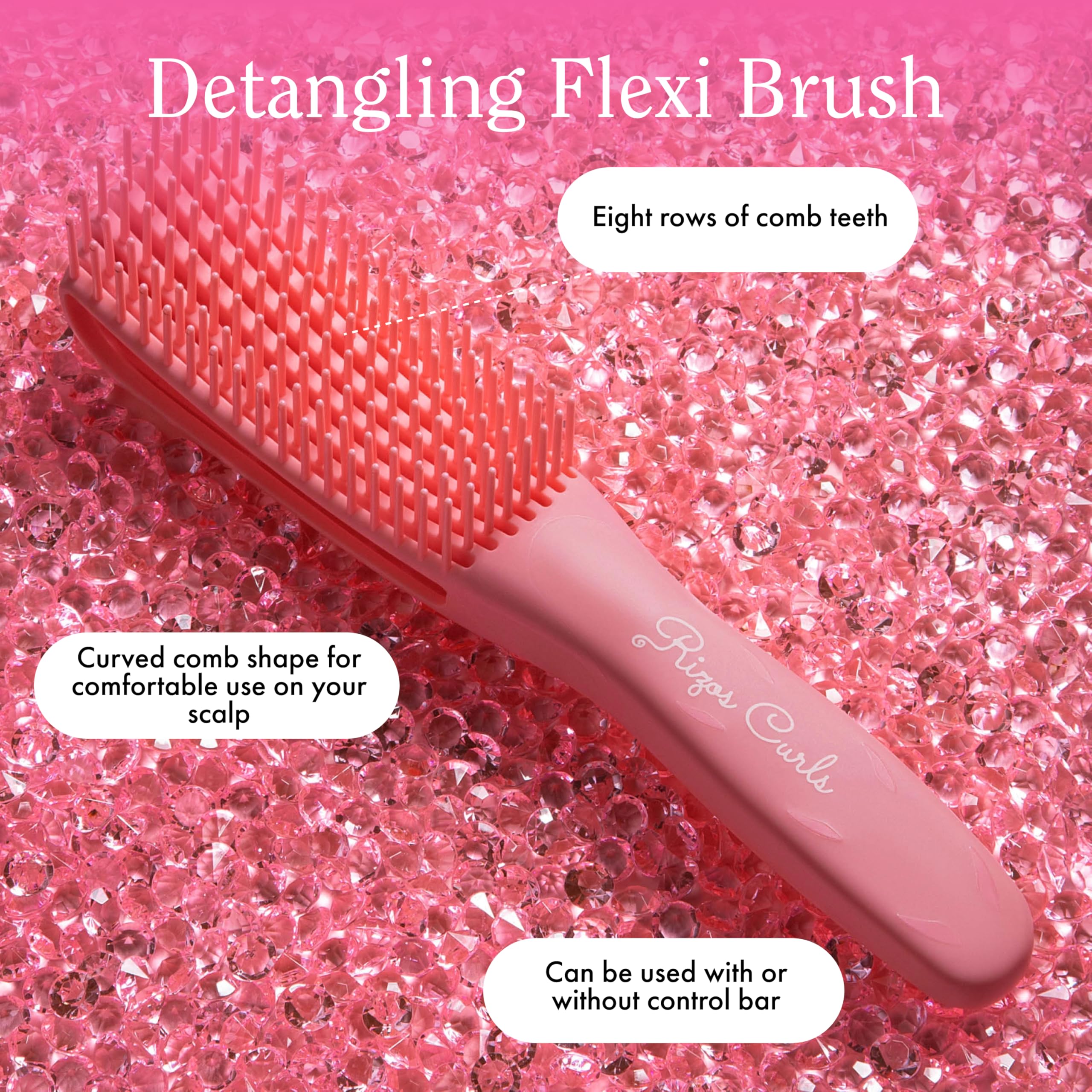 Flexi 8 dents: demelage efficace sans tirer les boucles