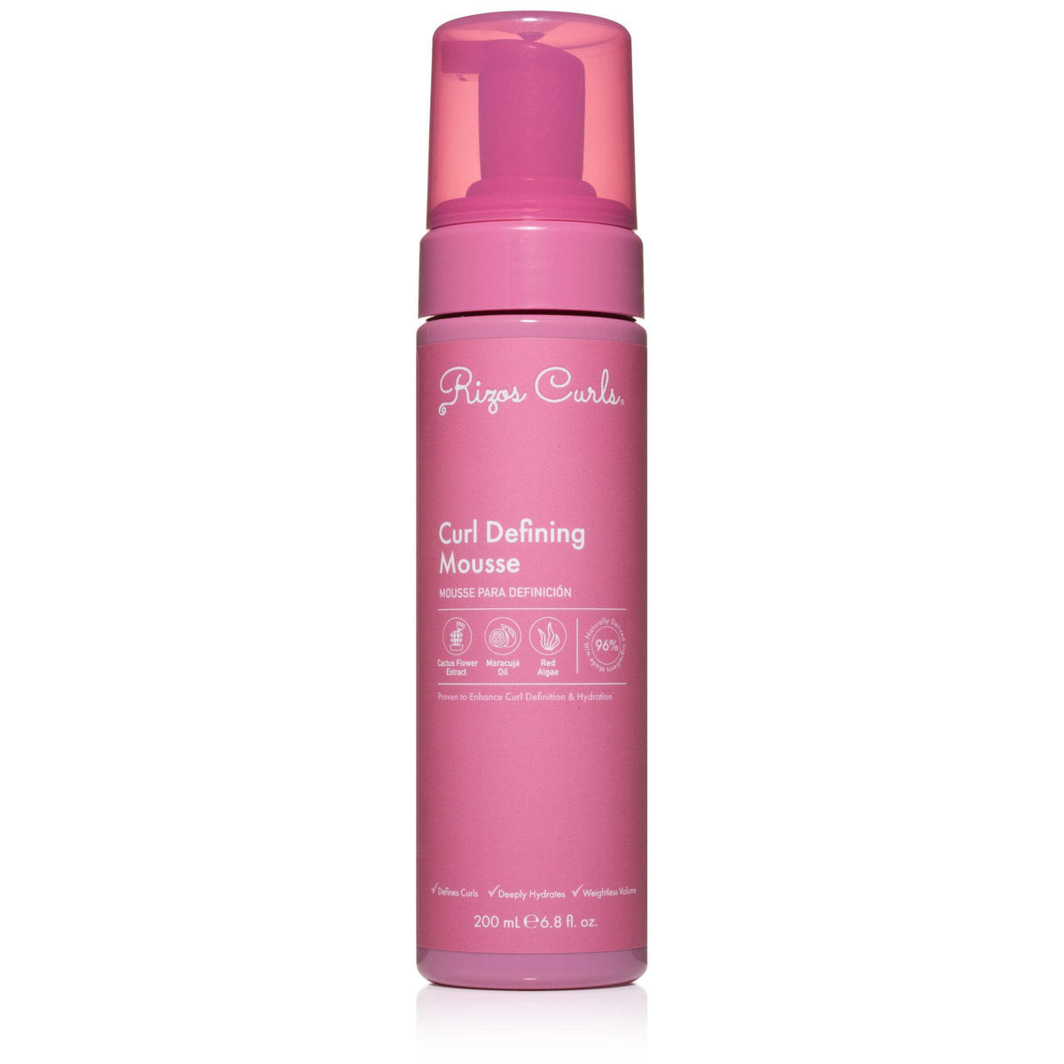 Rizos Curls Mousse Définition Boucles: volume léger et définition sans effet dur.