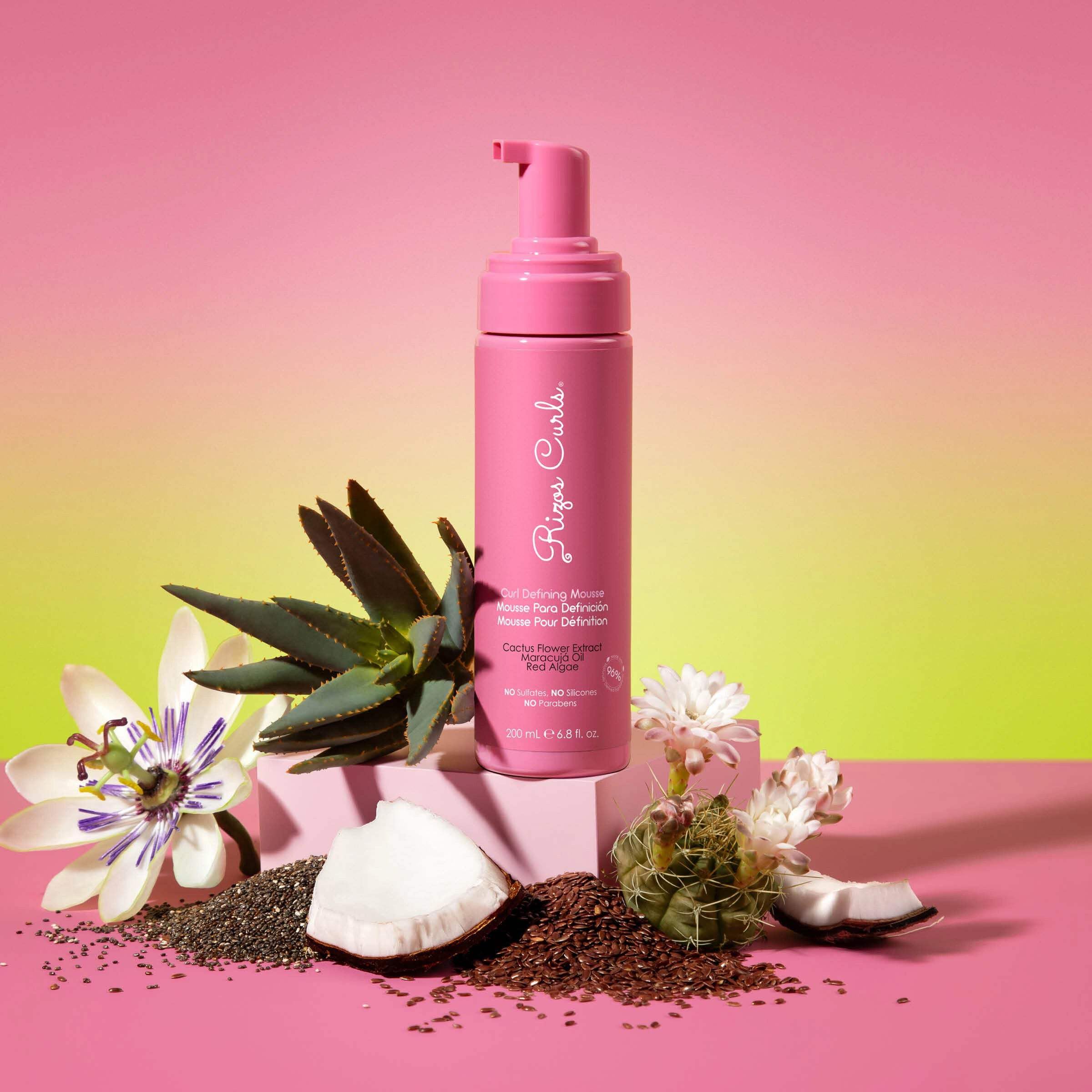 Rizos Curls Mousse Sans Parabenes: formulation douce pour un usage quotidien.