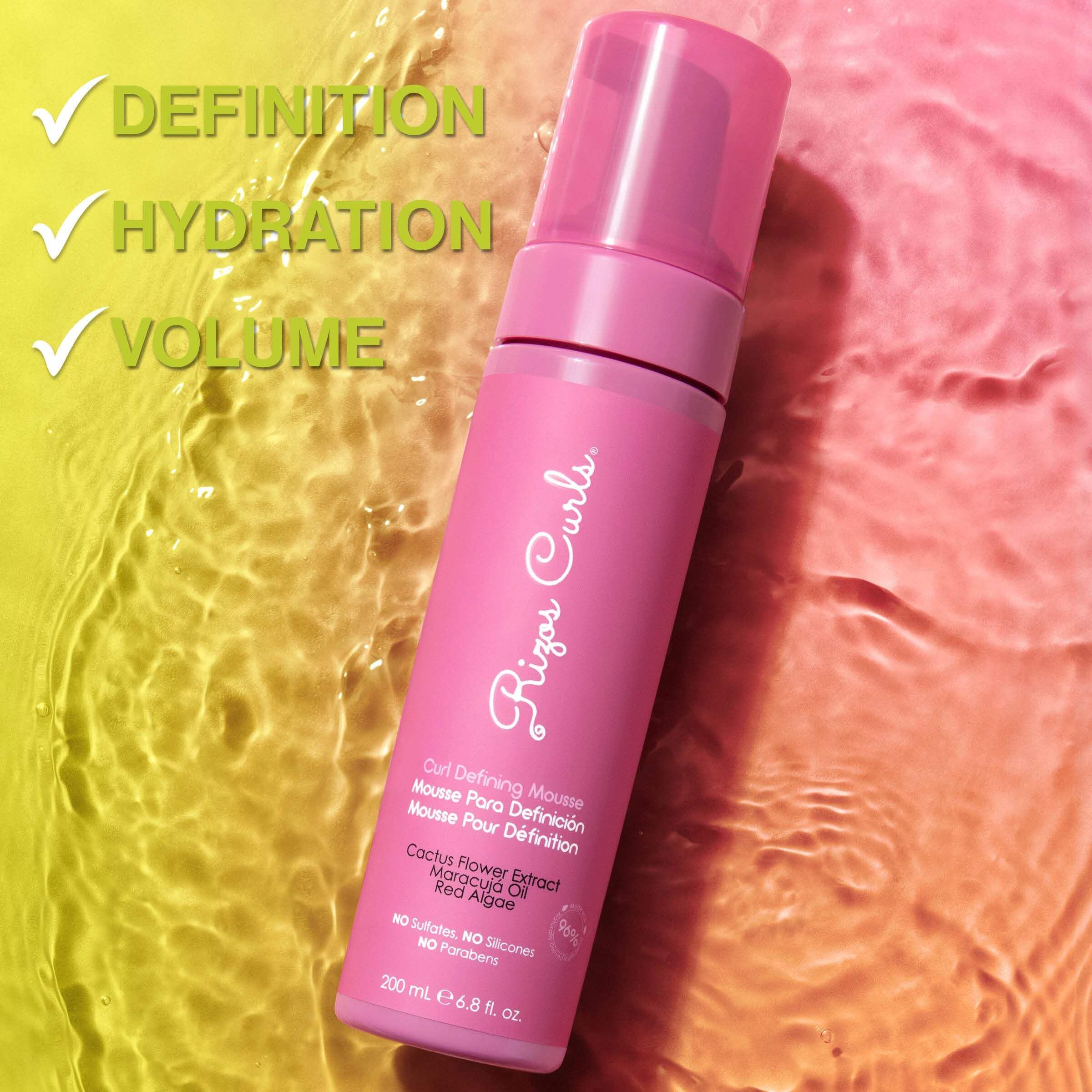 Rizos Curls Mousse Séchage Aérien: idéale au diffuseur ou au séchage naturel.