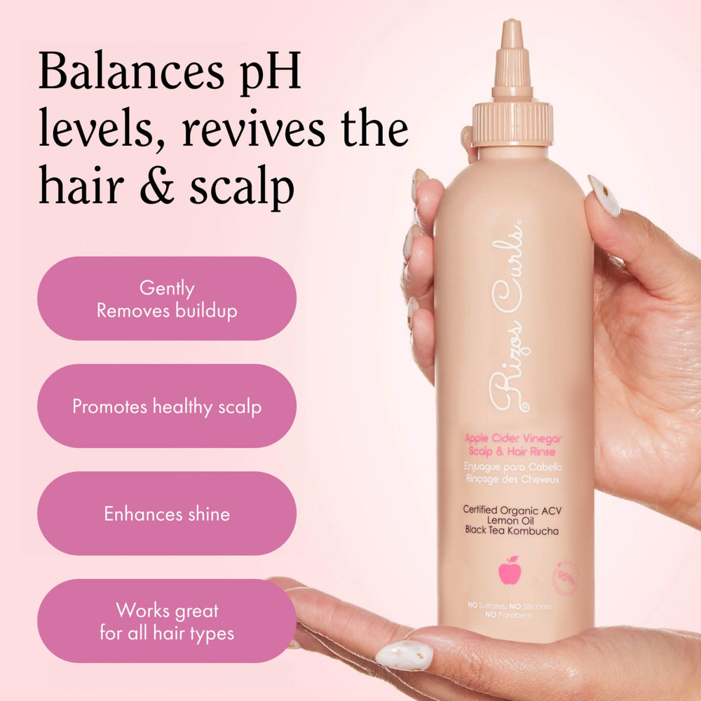 Rizos Curls niacinamide régulant le sébum pour des mèches plus nettes.