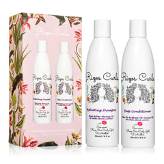 Shampoing hydratant Rizos Curls en flacon pour toutes les boucles, hydratation douce.
