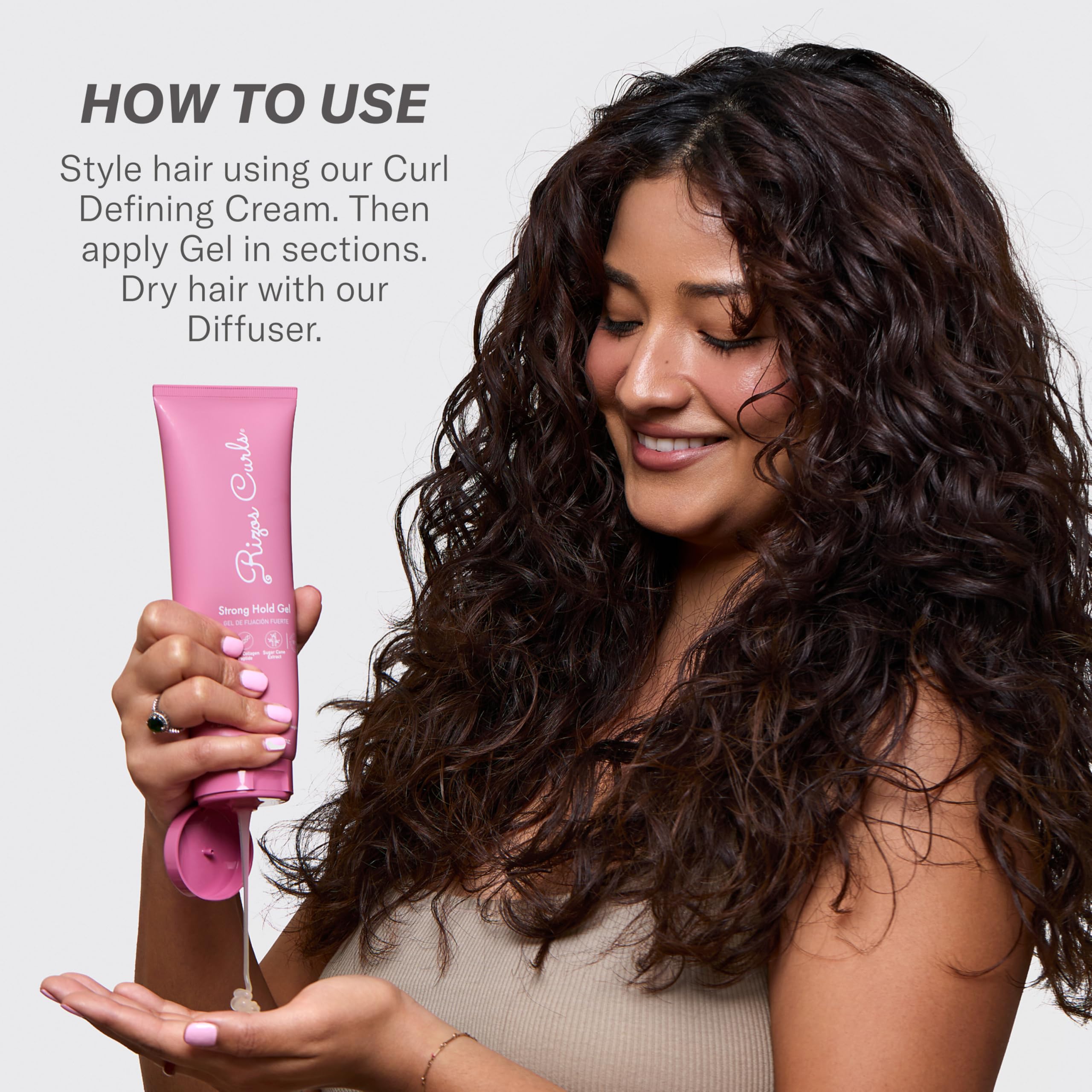 Rizos Curls Gel fixant fort – usage quotidien pour boucles mieux définies
