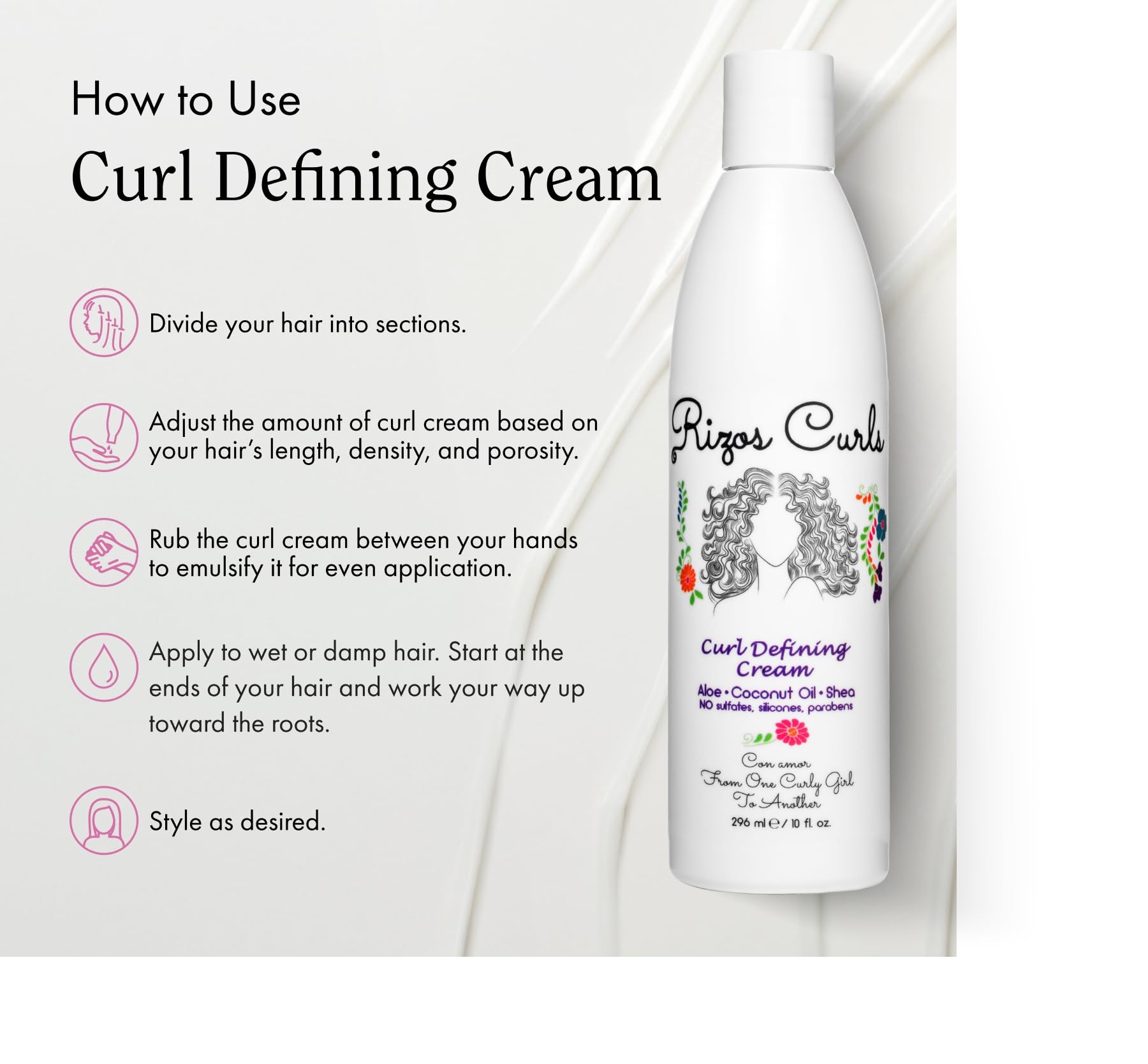 Formule sans sulfates ni parabènes adaptée au cuir chevelu sensible.