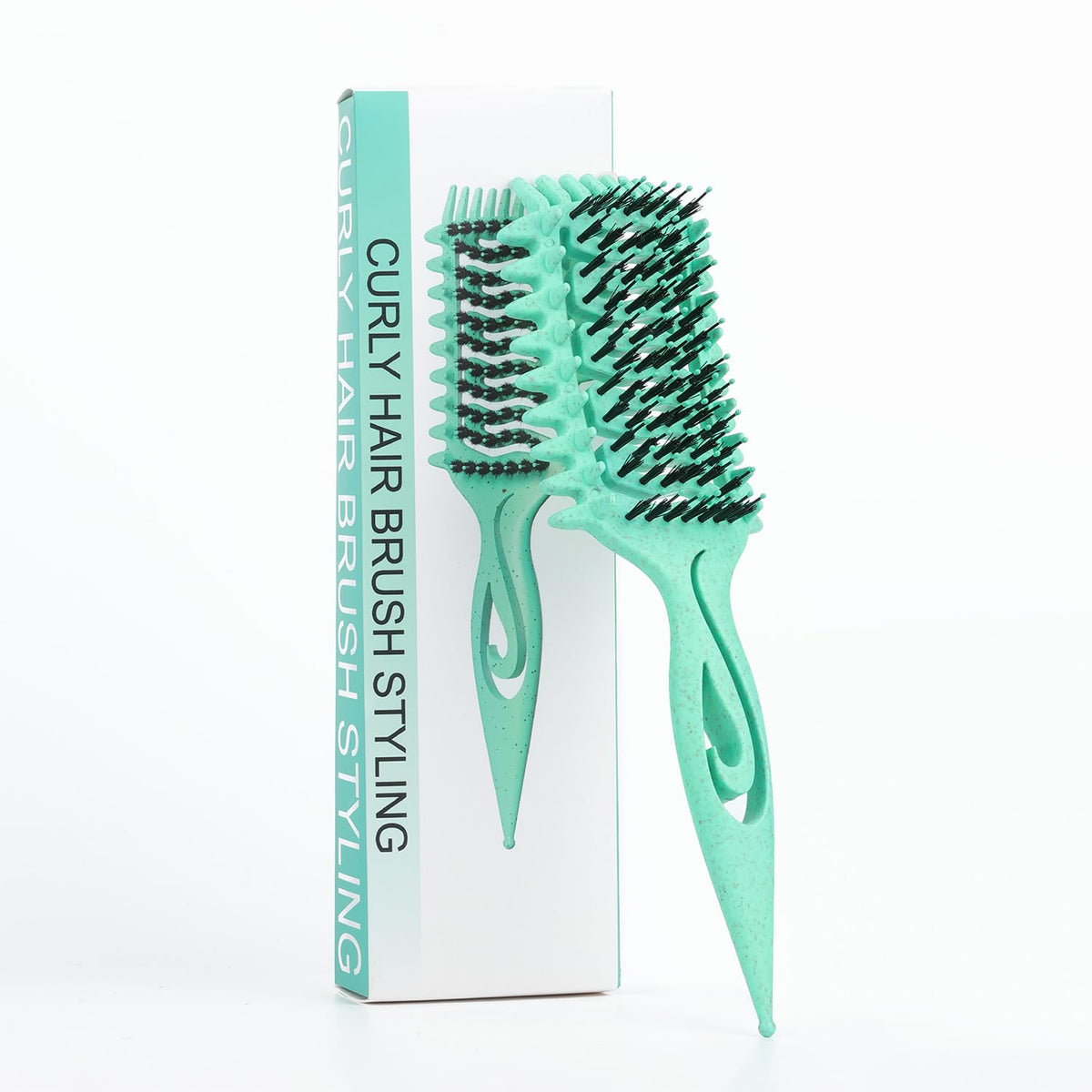 Brosse Rizova définition des boucles avec ventilation pour démêlage en douceur.