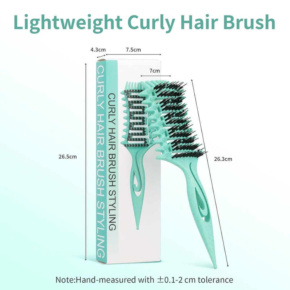 Brosse Rizova - adaptée à tous types de cheveux pour style quotidien.