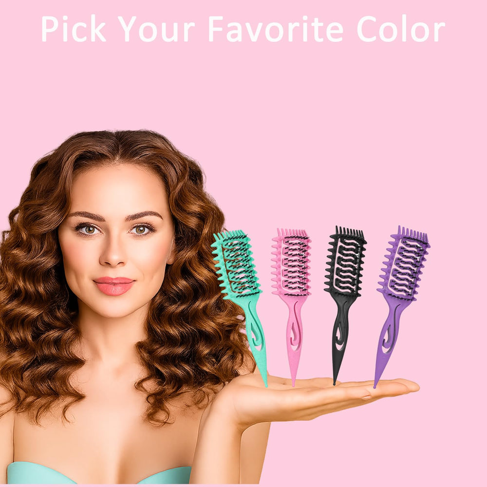 RIZOVA brosse utilisation cheveux mouillés idéale pour le brushing.