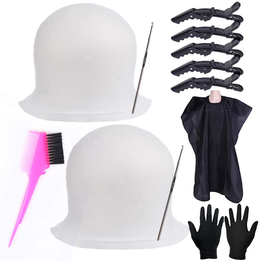 RJMBMUP capuchon-surlignage en silicone pour des reflets précis et réutilisables.