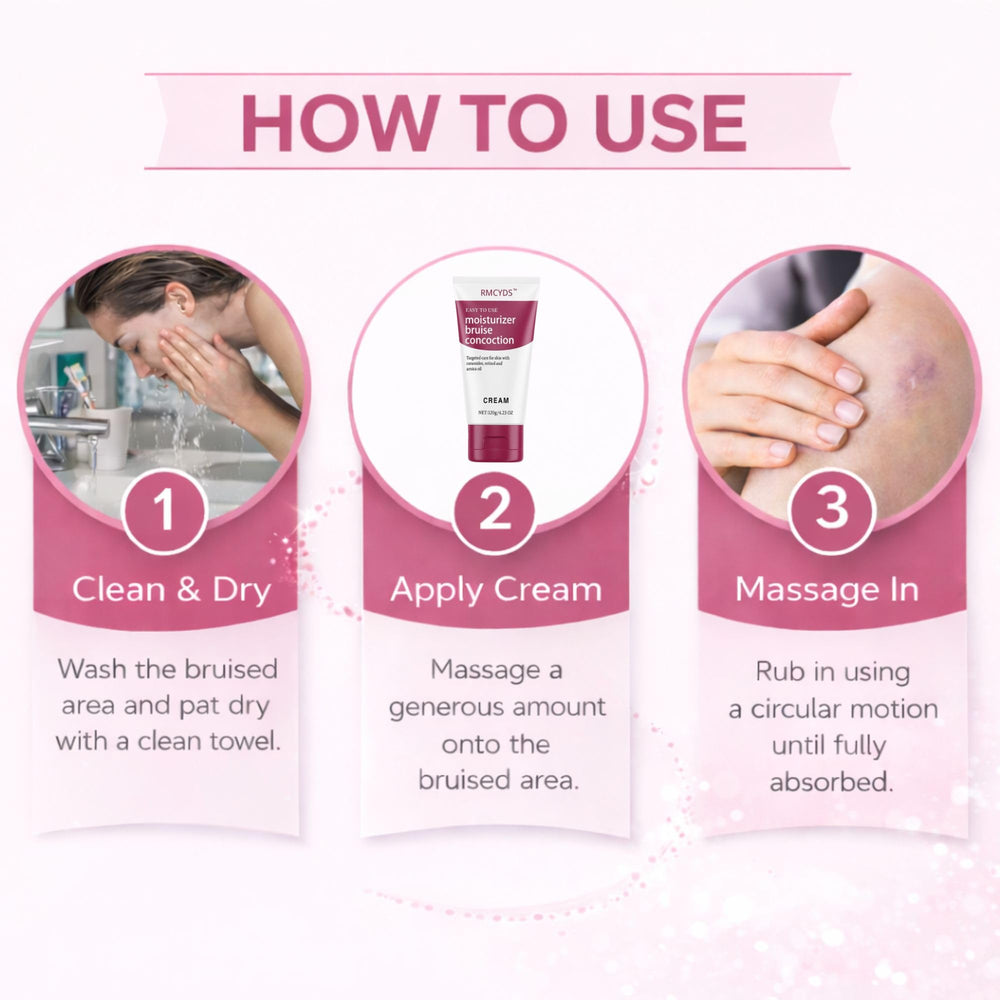 RMCYDS Crème contre les ecchymoses – application sur les bras et les jambes pour l'elasticité.