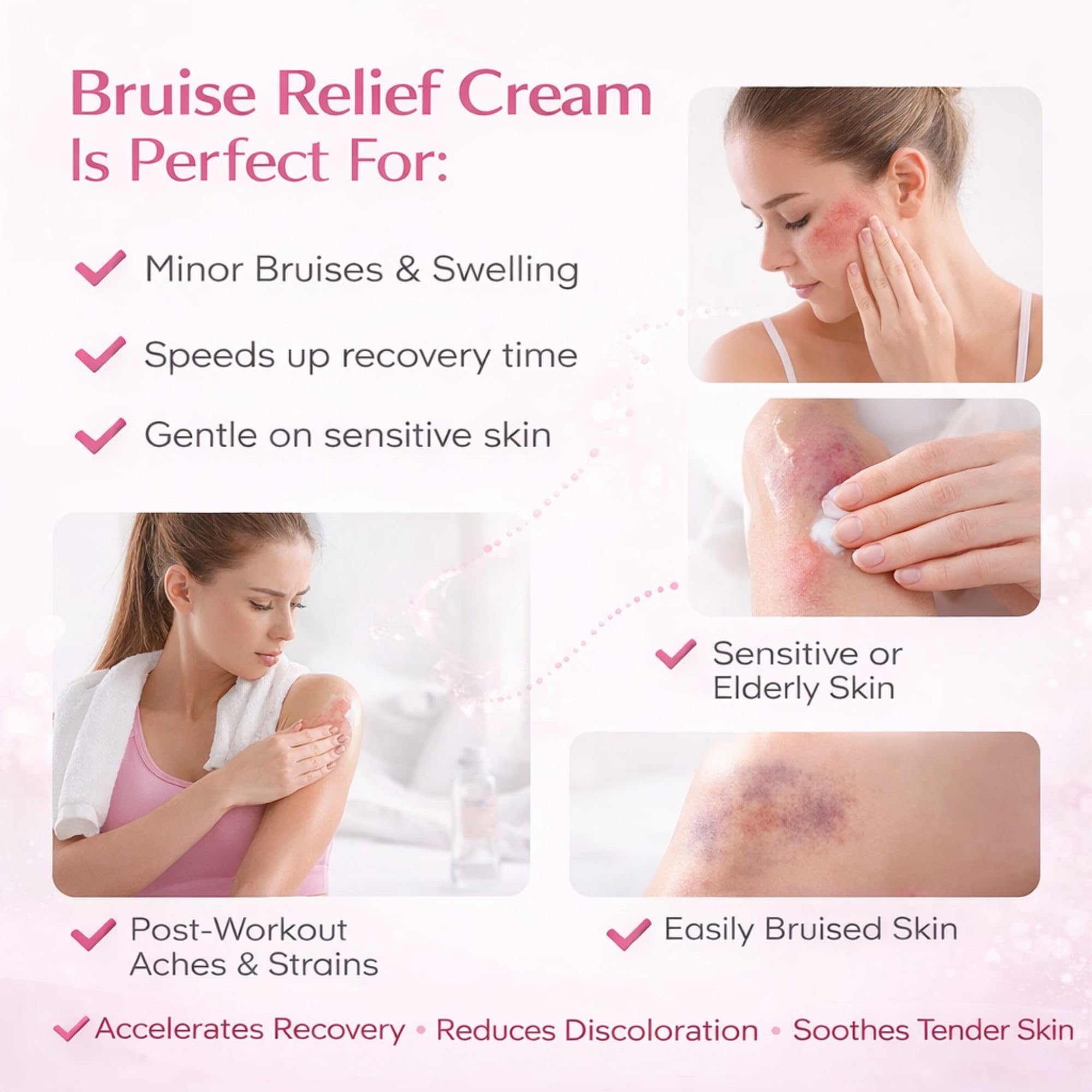 RMCYDS Crème contre les ecchymoses – tube pratique pour routine beauté quotidienne.