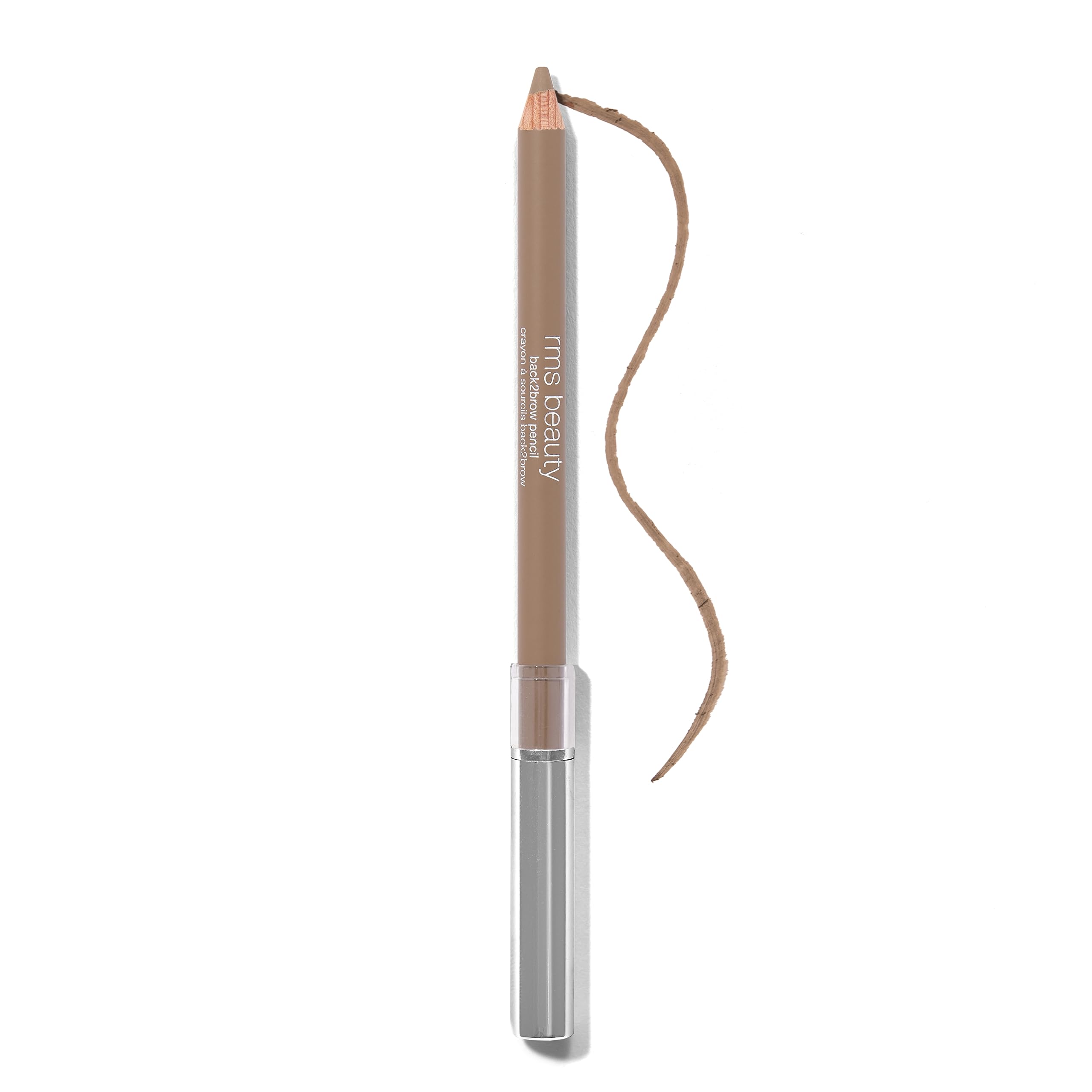 RMS Beauty Back2Brow Crayon imperméable pour des traits naturels et durables.