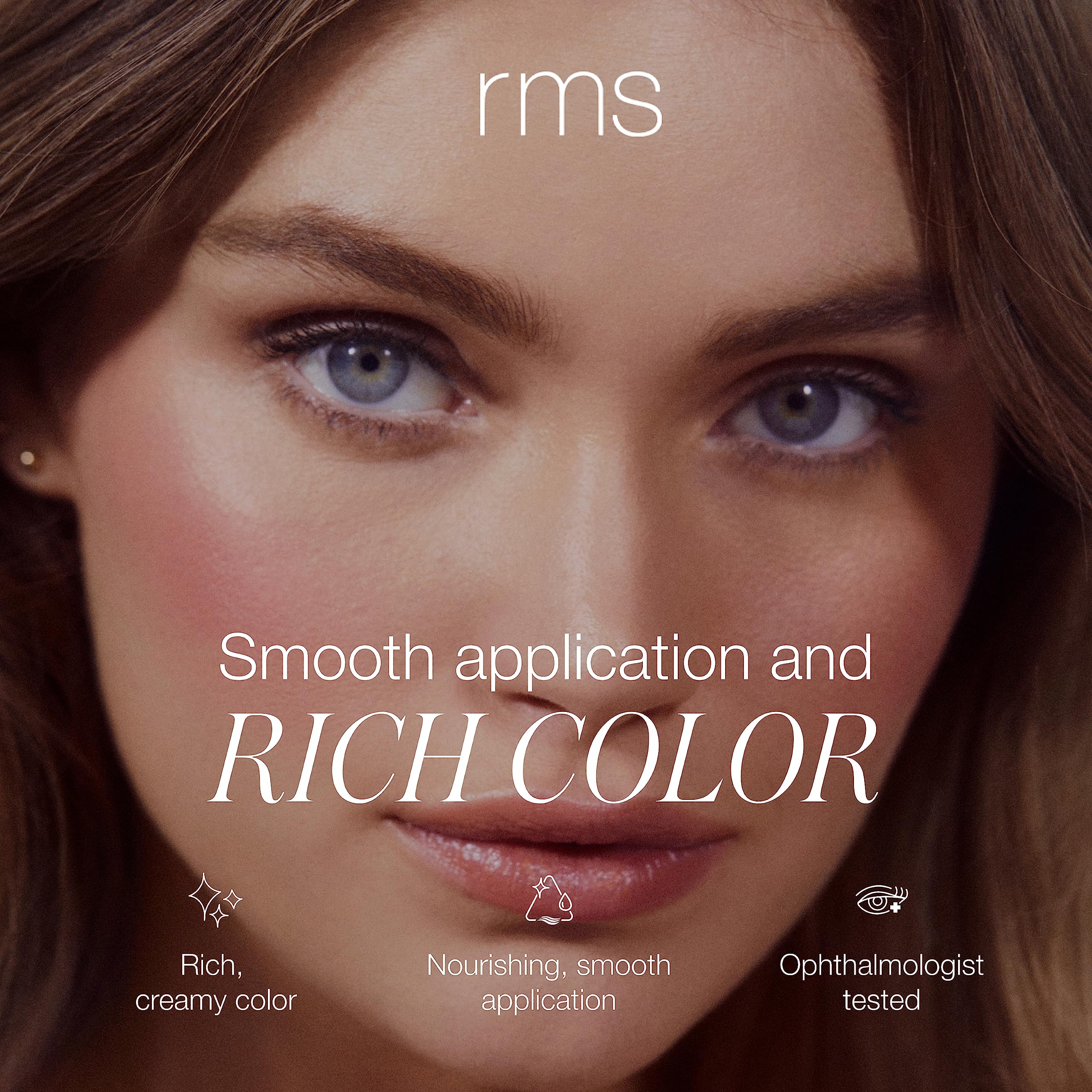 RMS Beauty crayon kohl ligne droite, longue tenue idéale pour toute la journée.