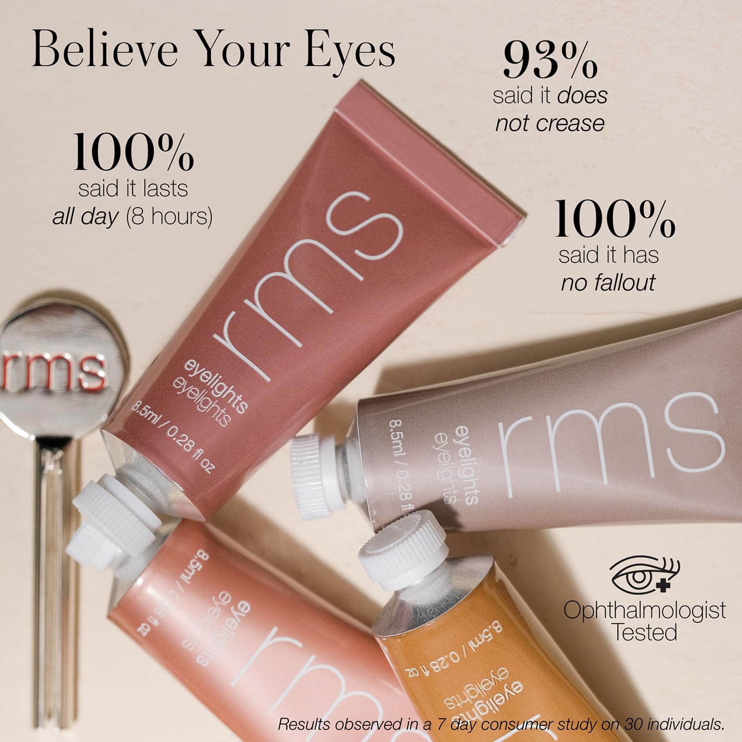 RMS Beauty Eyelights nuances naturelles pour un look quotidien