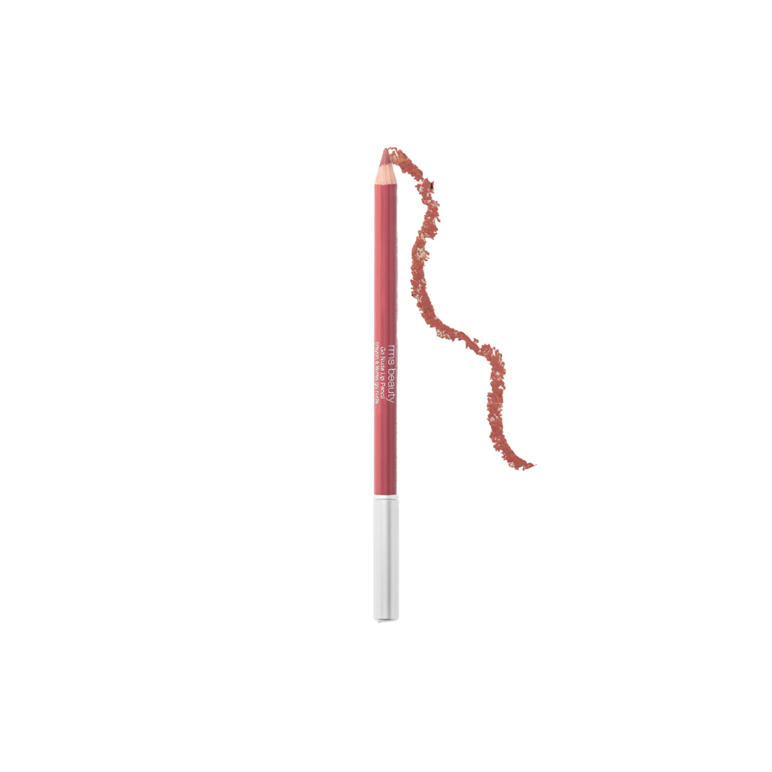 RMS Beauty Go Nude, crayon lèvres crème, définition naturelle et douce.