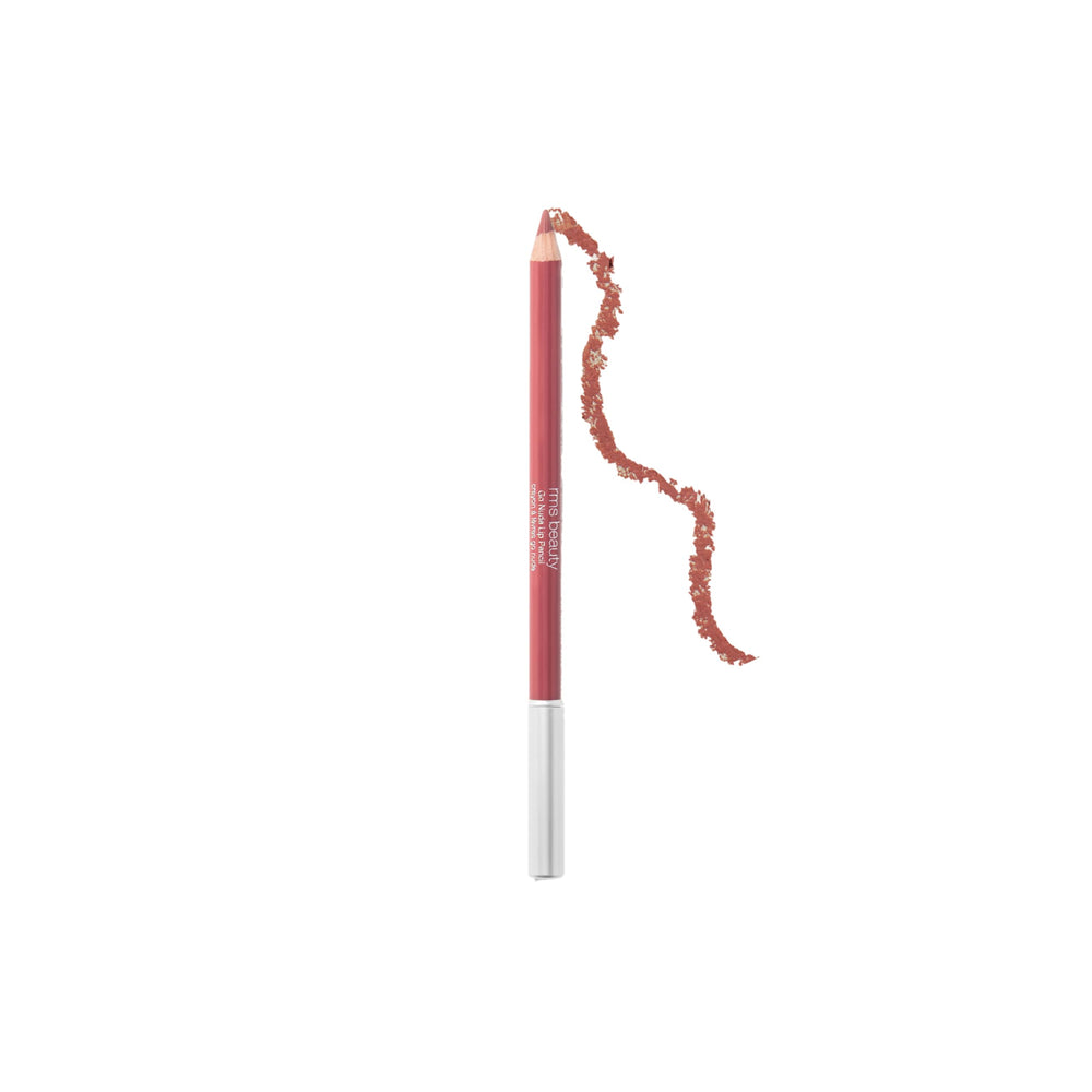 RMS Beauty Go Nude, crayon lèvres crème, définition naturelle et douce.
