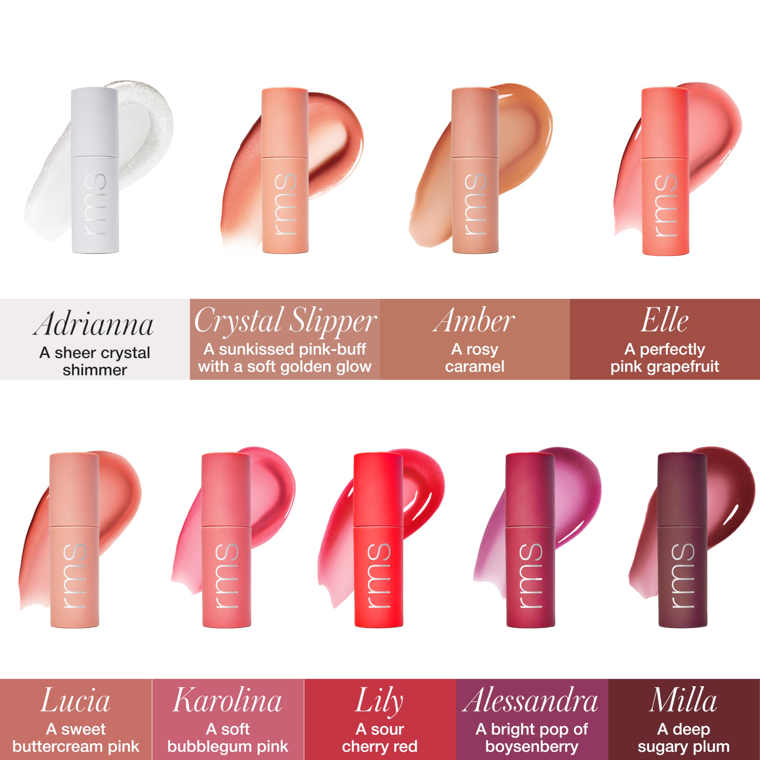 RMS Beauty Legendary Lip Oil texture légère et non collante facilitant l’application.