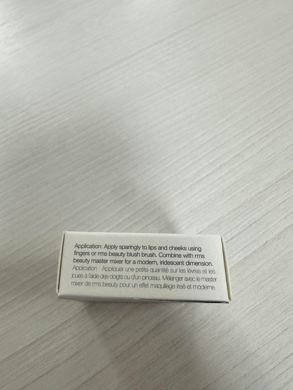 RMS Beauty Lip2Cheek hydratation et confort sur peau