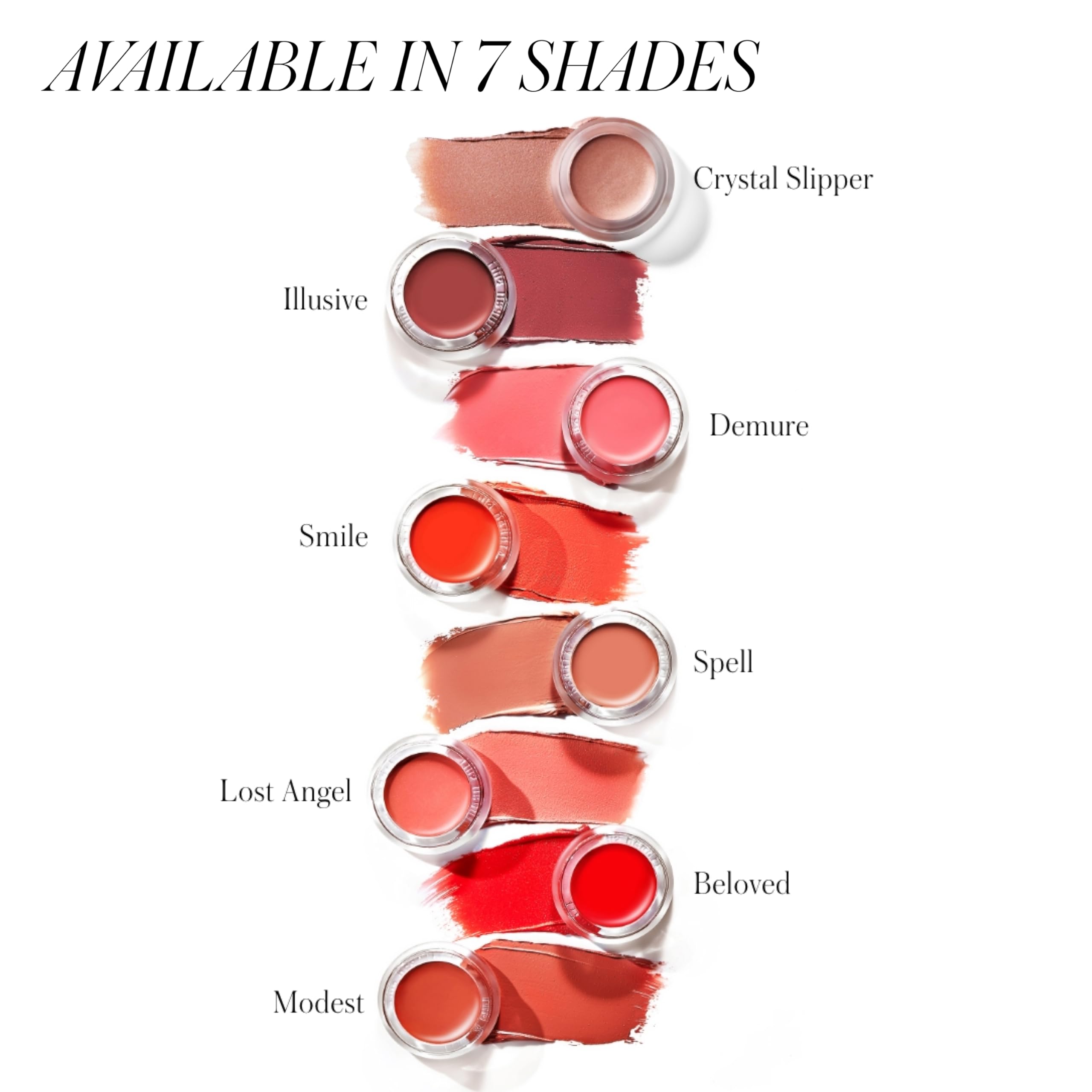 RMS Beauty Lip2Cheek, swatch lèvres, teinte concentrée modulable.