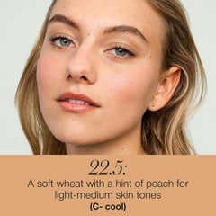 Texture crème lissante de l'UnCoverup qui fond sur la peau.