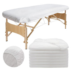 Housse de table de massage jetable rngwaper avec elastique, ajustement sûr et agréable