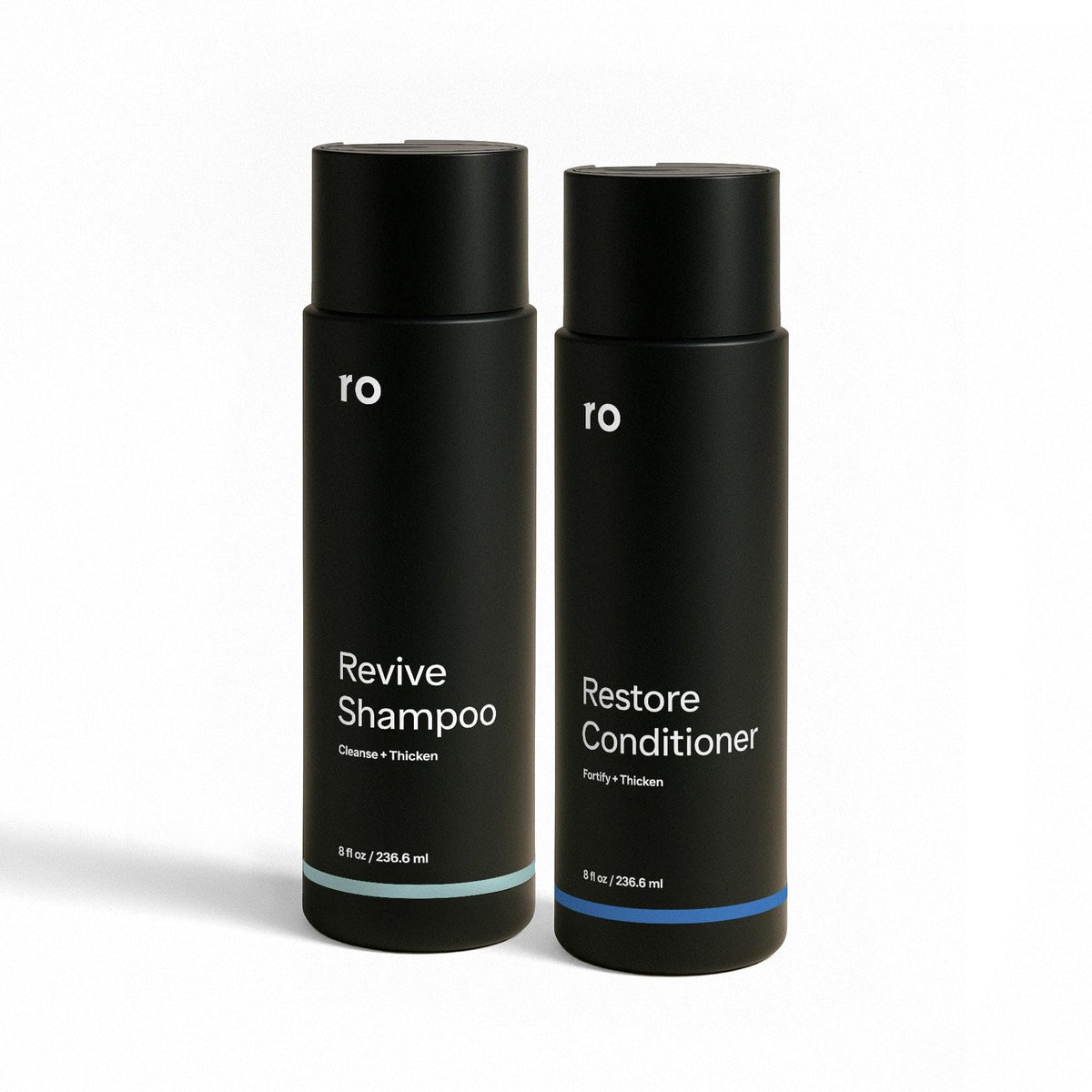 Ro Revive shampoing bouteille clarifie le cuir chevelu et apporte du volume