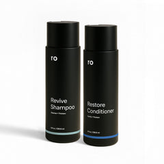 Ro Revive shampoing bouteille clarifie le cuir chevelu et apporte du volume