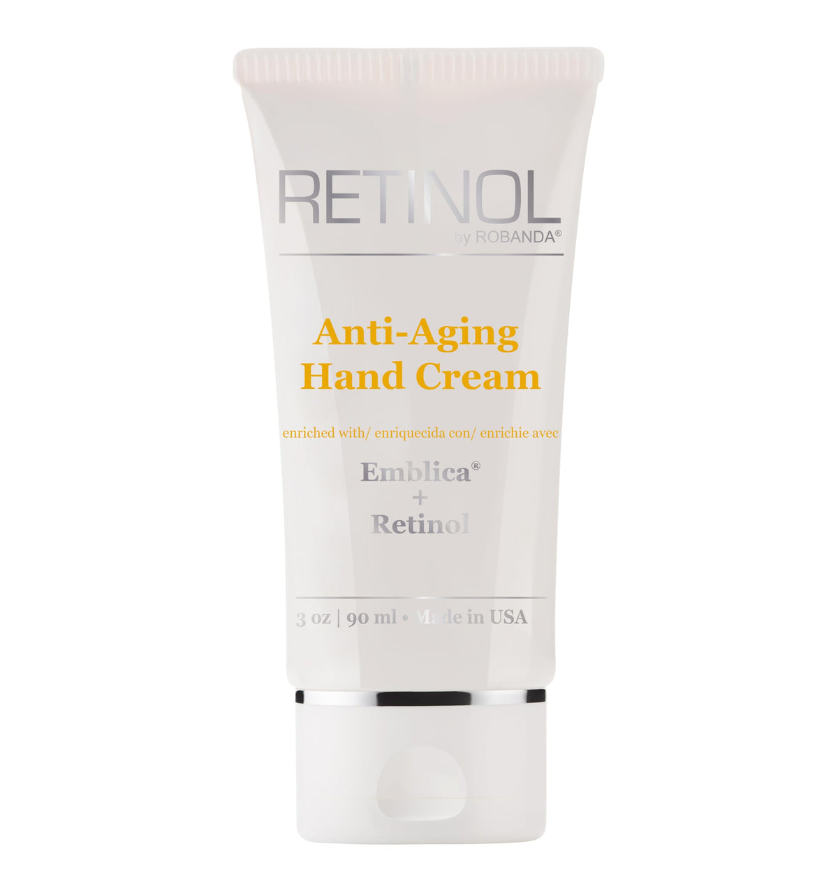 Robanda crème mains retinol hydratante: hydratation durable pour les mains sèches.