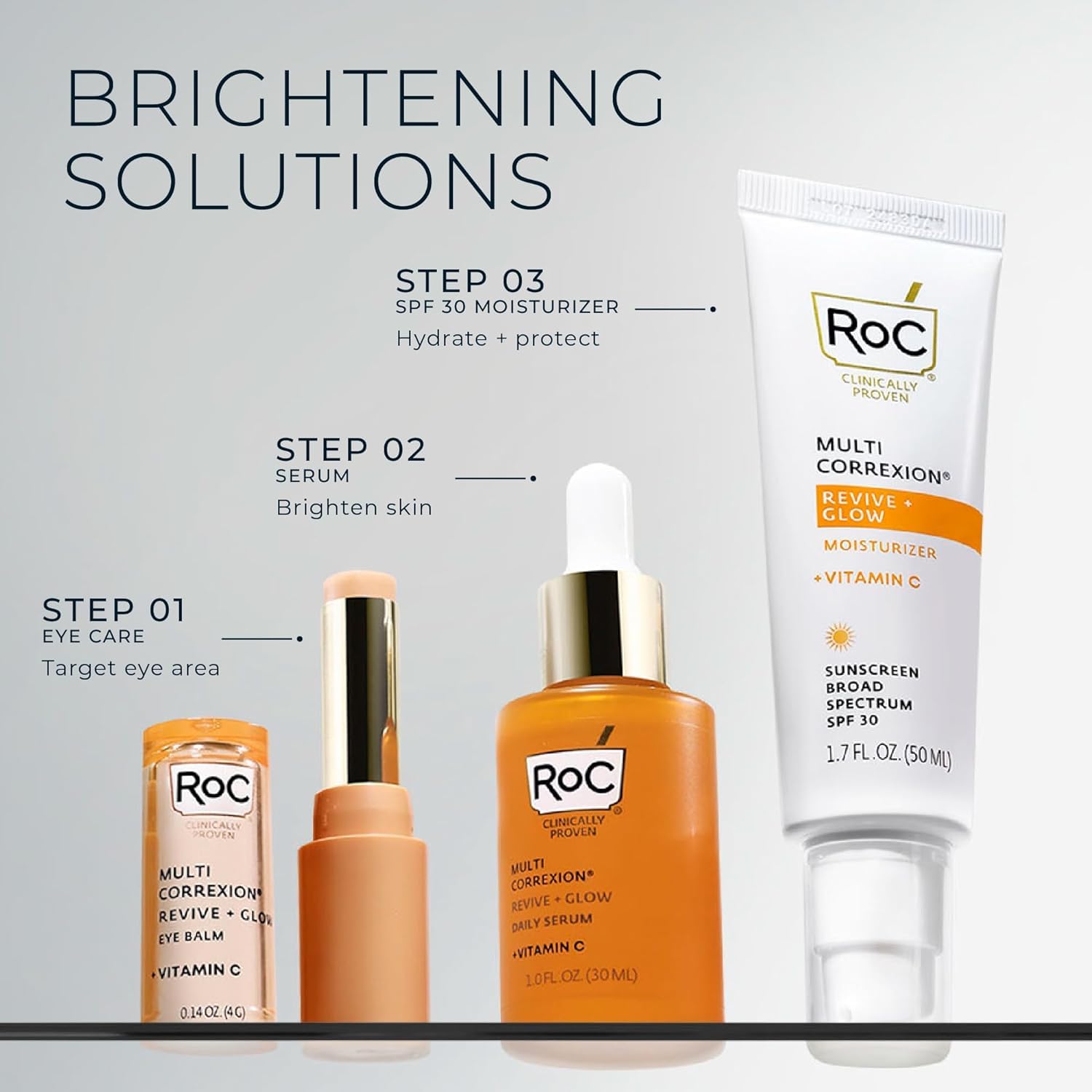 Routine soir RoC pour revitaliser le contour des yeux.