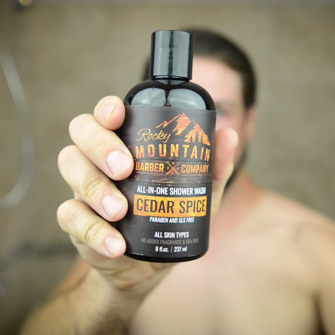 Rocky Mountain Barber Cedar Spice, soin adapté à tous types de peau.