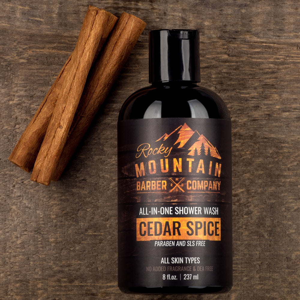 Rocky Mountain Barber Cedar Spice, parfum naturel sans fragrance artificielle.