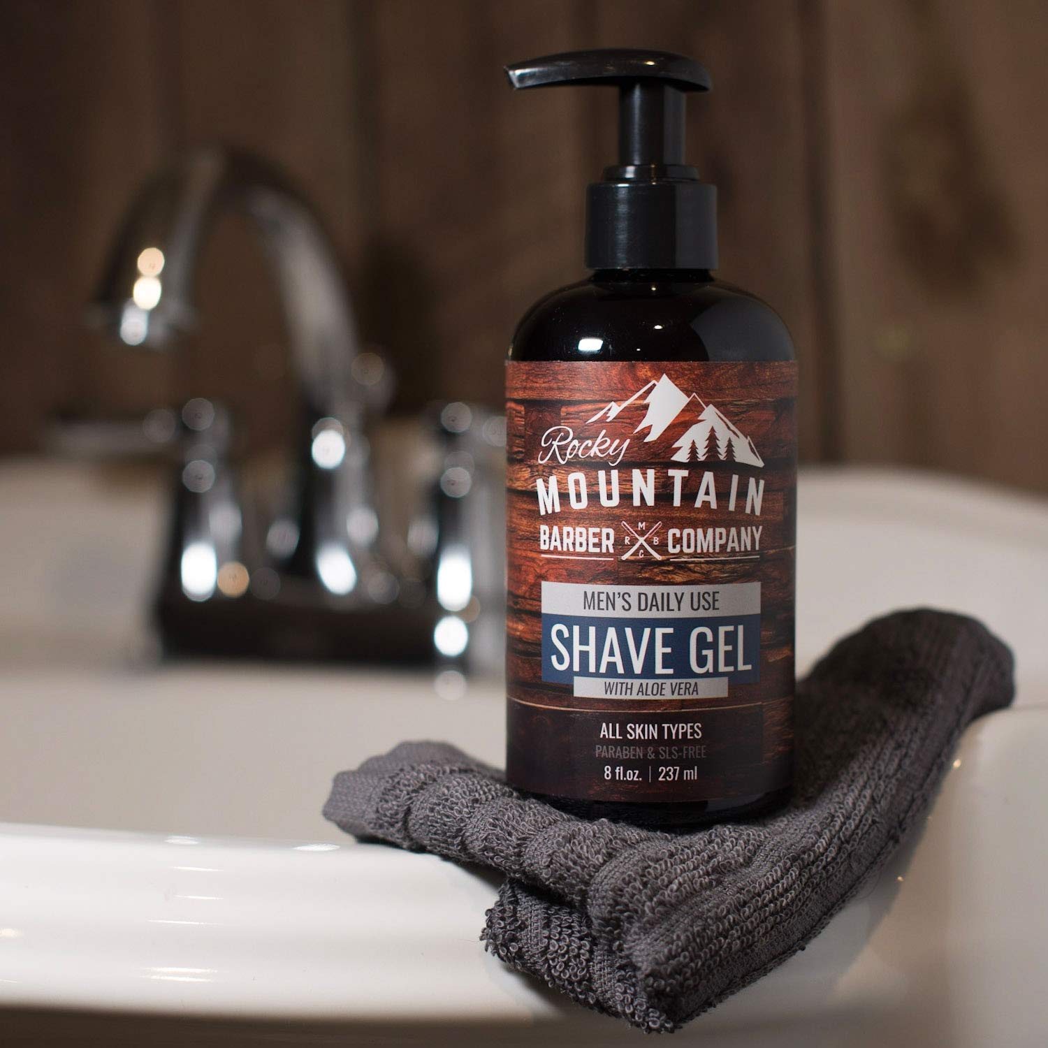 Fabriqué en petites séries Rocky Mountain Barber Co pour des ingrédients frais.