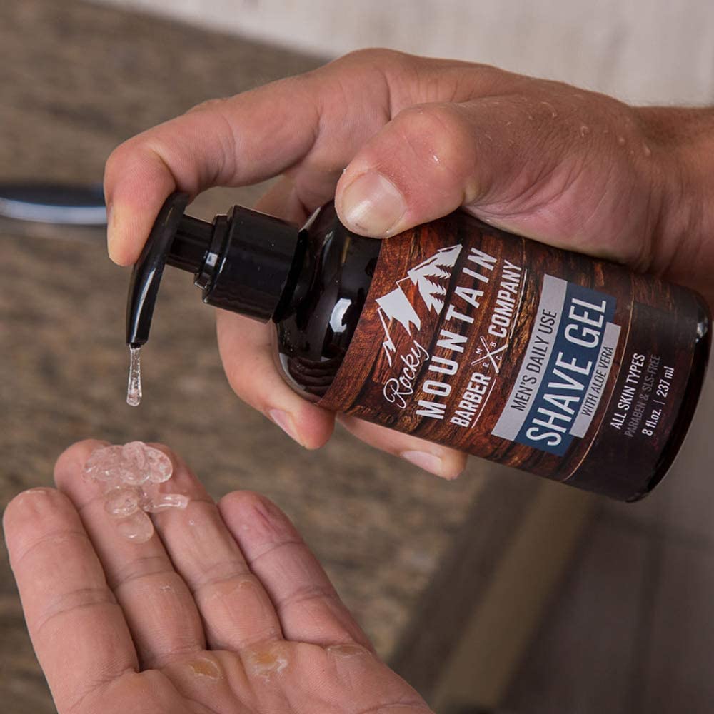 Idée cadeau pratique Rocky Mountain Barber Co pour les soins du visage masculins.