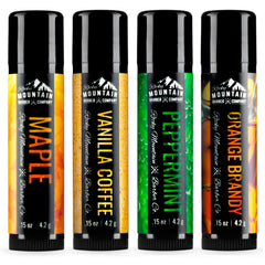 Baume lèvres Rocky Mountain Barber Company au parfum érable, nourrissant.