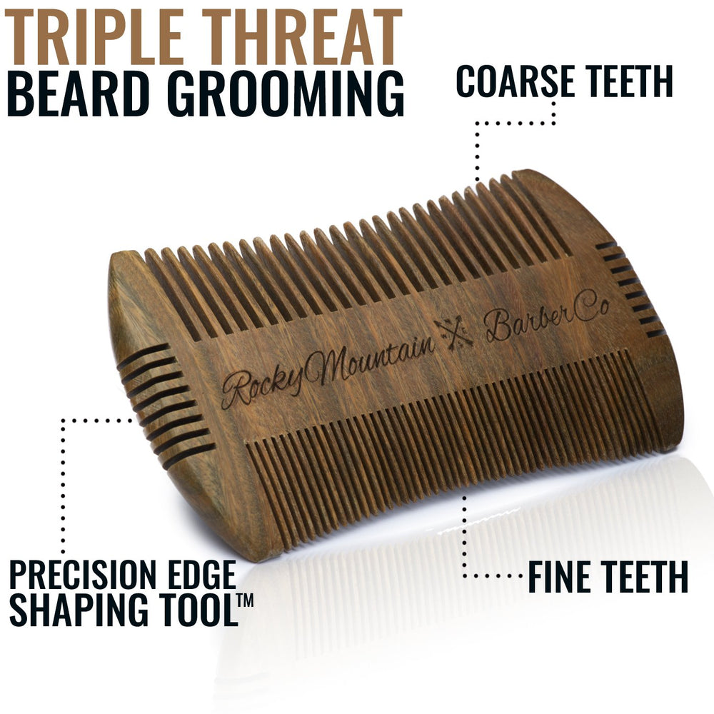 Dents 1 mm et 3 mm pour toutes les barbes par Rocky Mountain Barber Company.