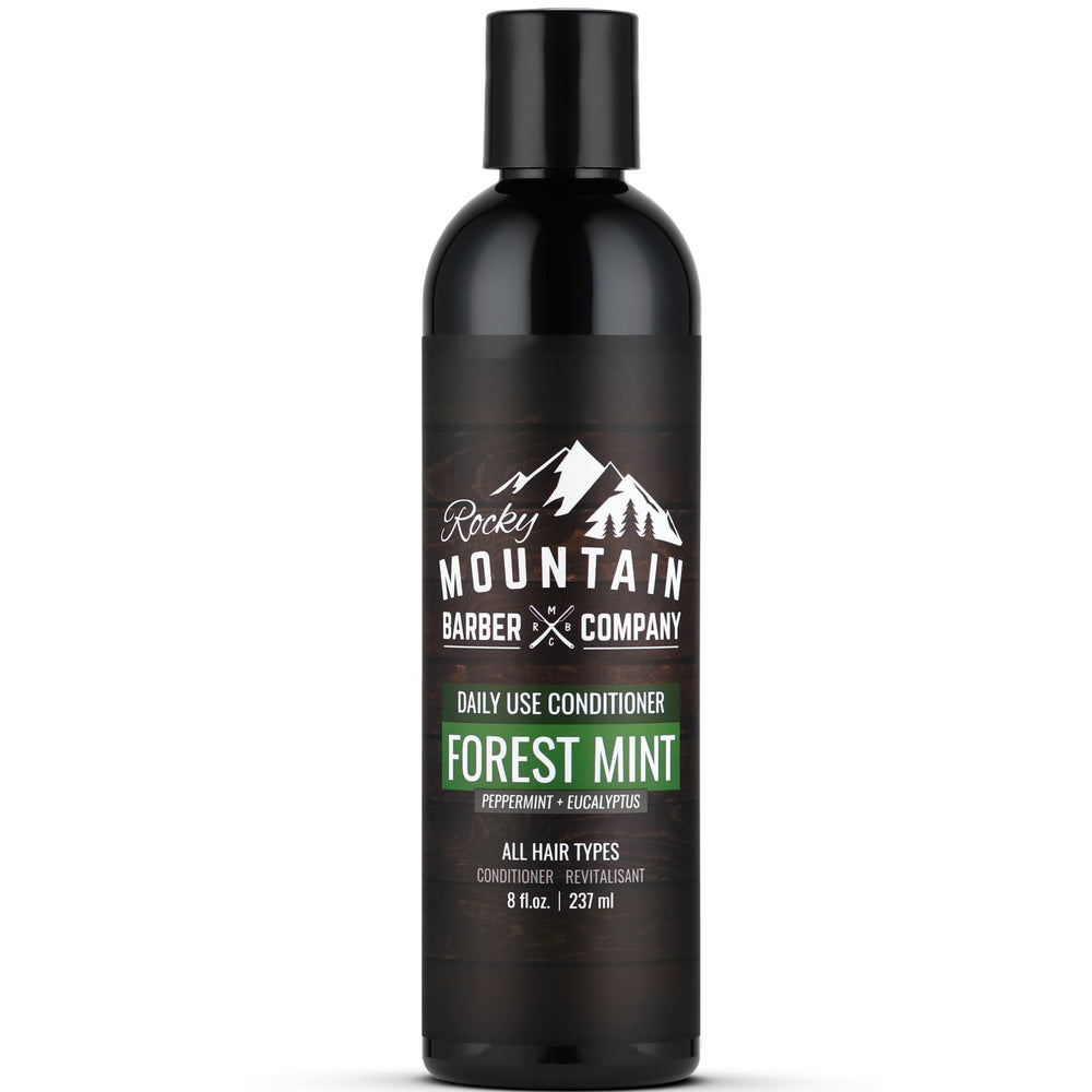 Rocky Mountain Barber Conditionneur Bouteille 8oz, hydratation douce pour cheveux faciles à démêler.