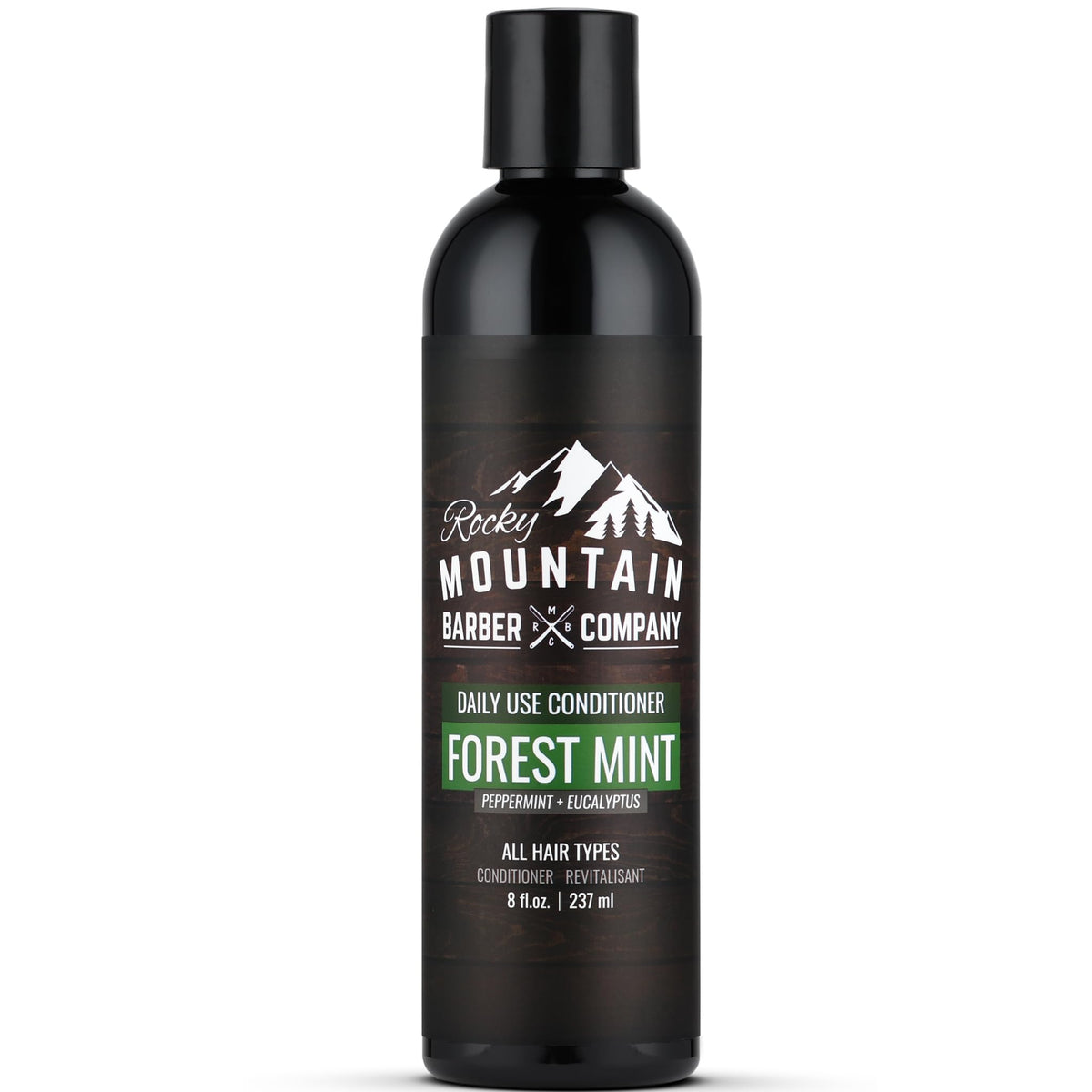 Rocky Mountain Barber Conditionneur Bouteille 8oz, hydratation douce pour cheveux faciles à démêler.