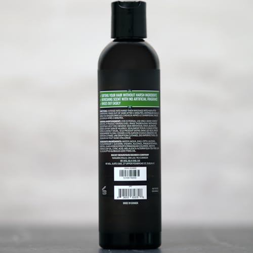 Rocky Mountain Barber Conditionneur Senteur Forêt Menthe Eucalyptus, expérience aromatique revigorante après chaque utilisation.