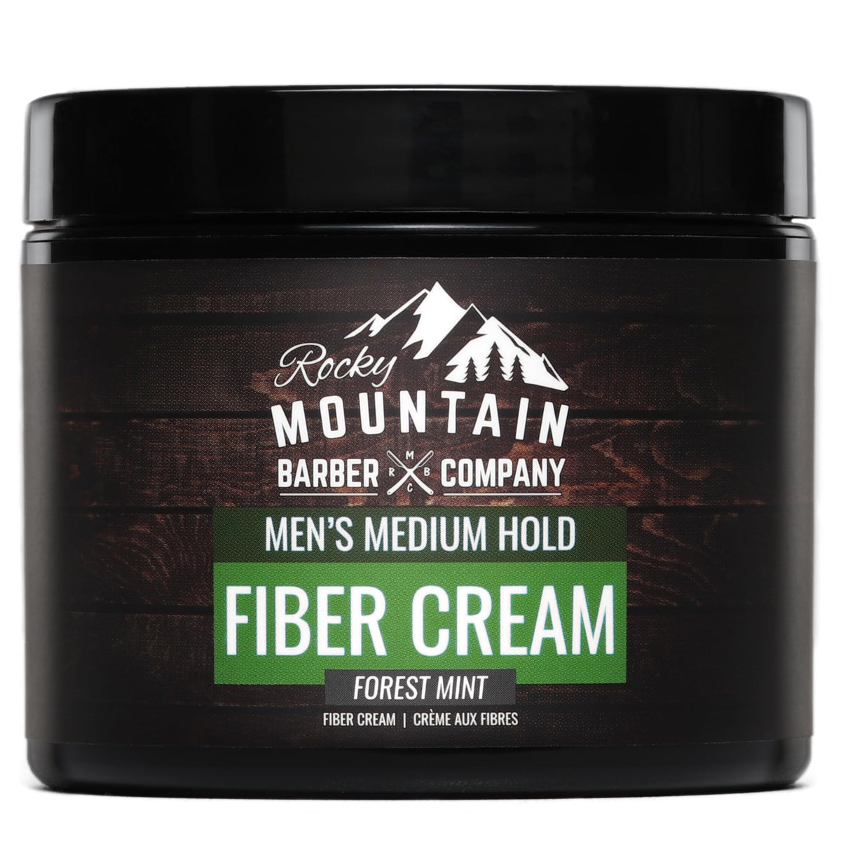 Rocky Mountain Barber Crème Fibre Cheveux Homme - Bouteille pratique pour application facile.