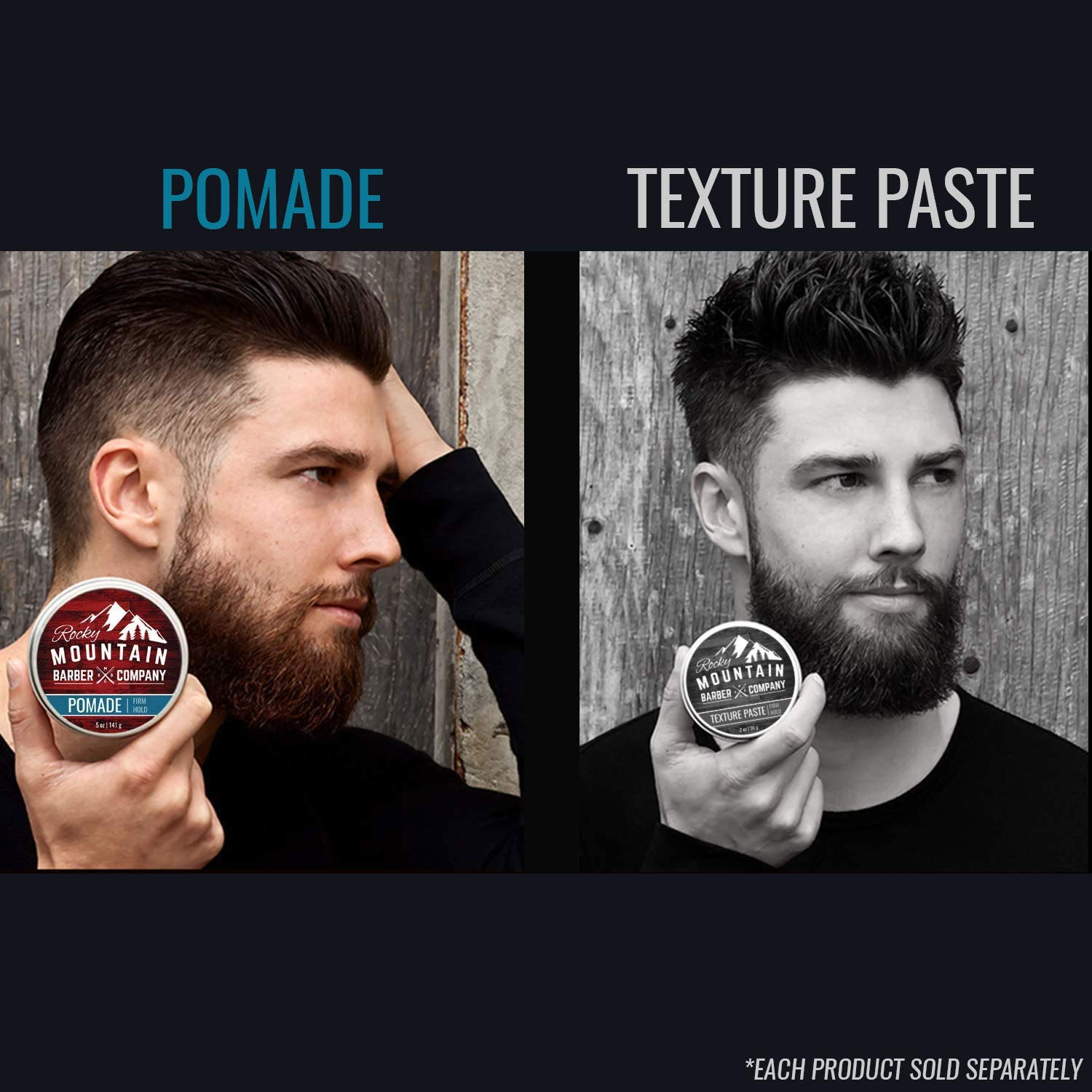 Rocky Mountain Pomade – pompadour with high-shine finish