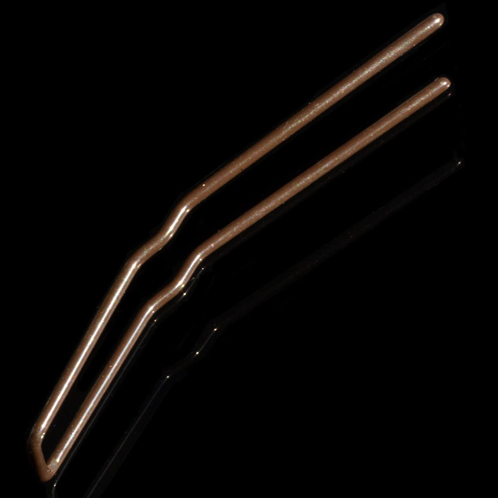 ROCST épingle en U noir, 2,5 pouces, idéale pour cheveux fins.