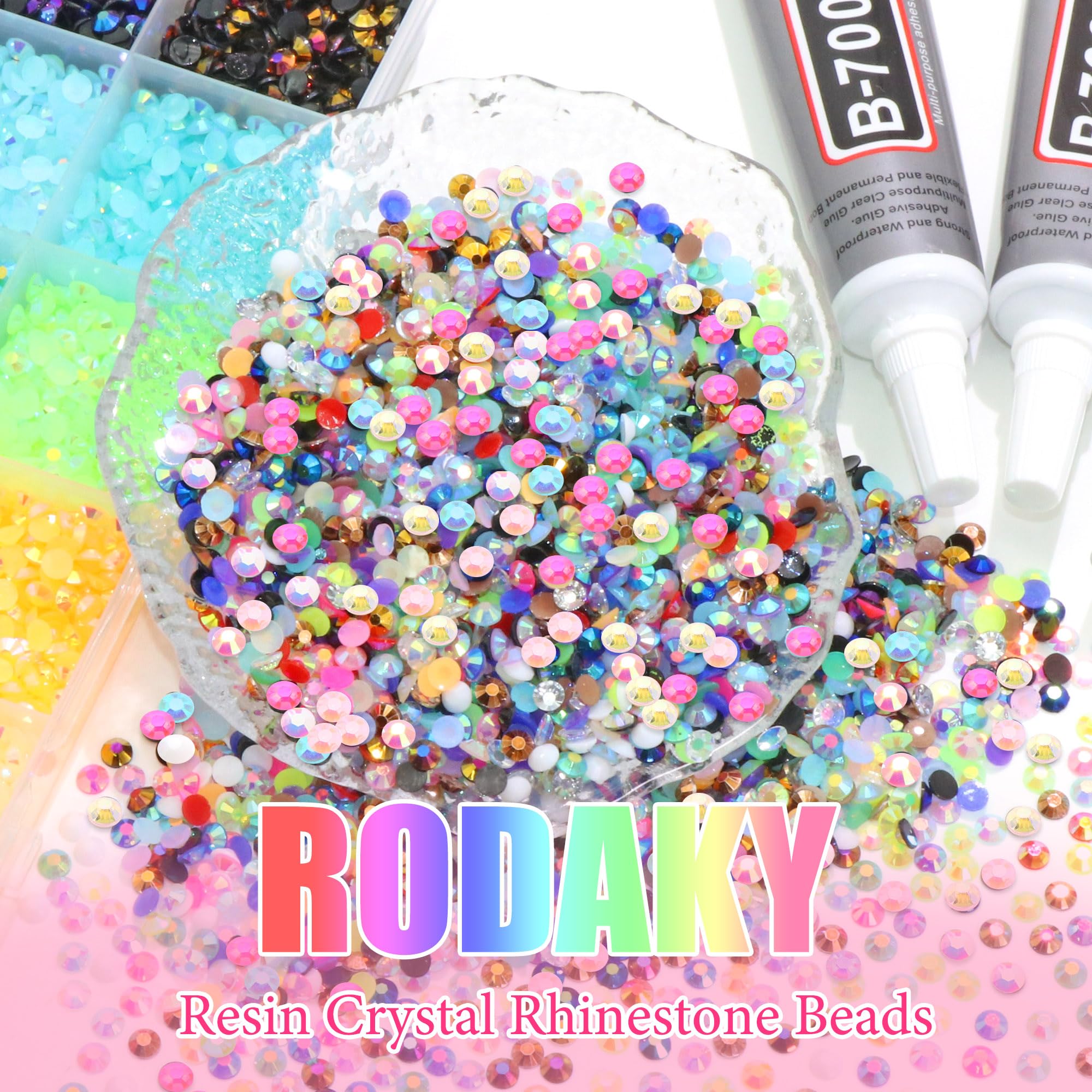 RODAKY cadeau brillant pour amateurs de bricolage et art des ongles