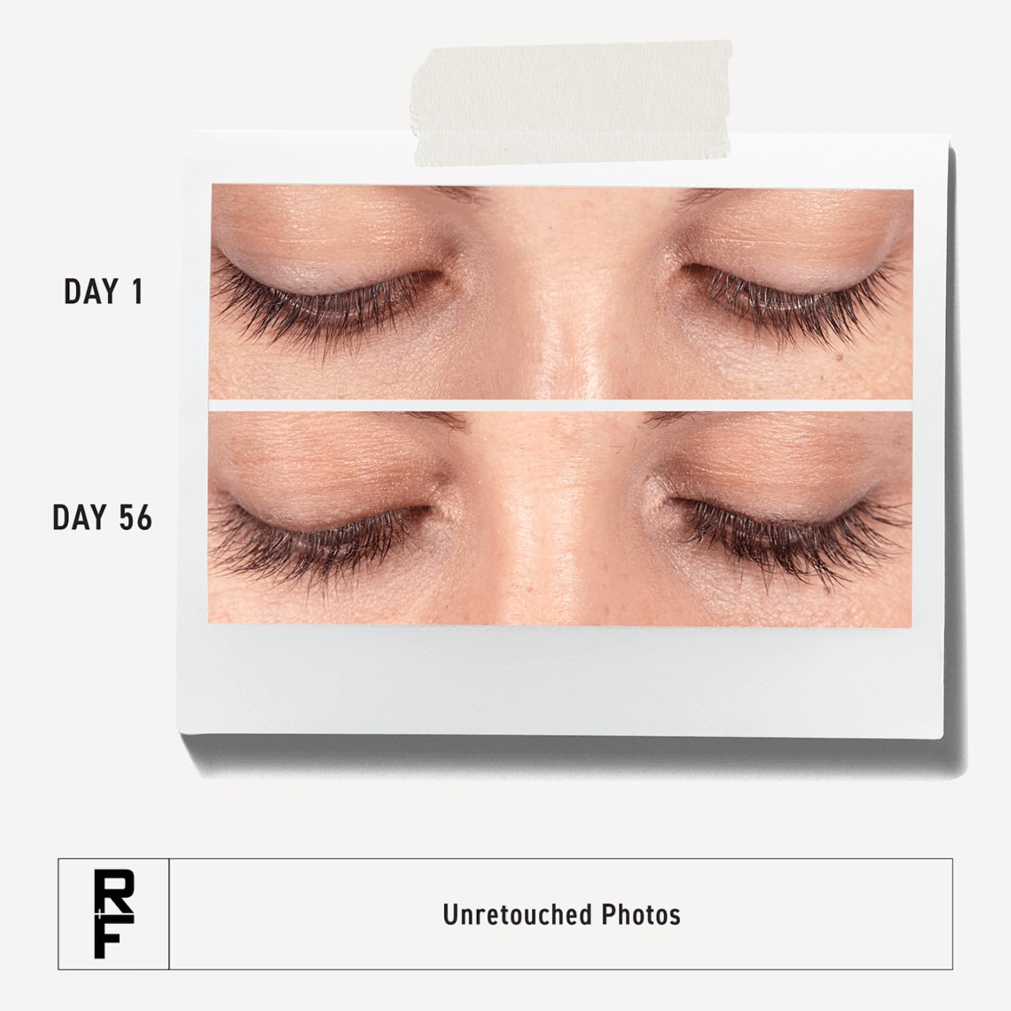 Application nocturne du Rodan + Fields Lash Boost Serum sur la ligne des cils.